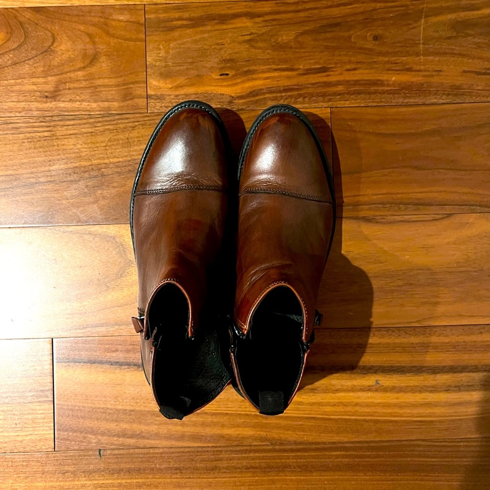 Brown Leather Boots